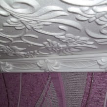 Dalles de plafond en mousse plastique : avantages et inconvénients, étapes de collage - 3