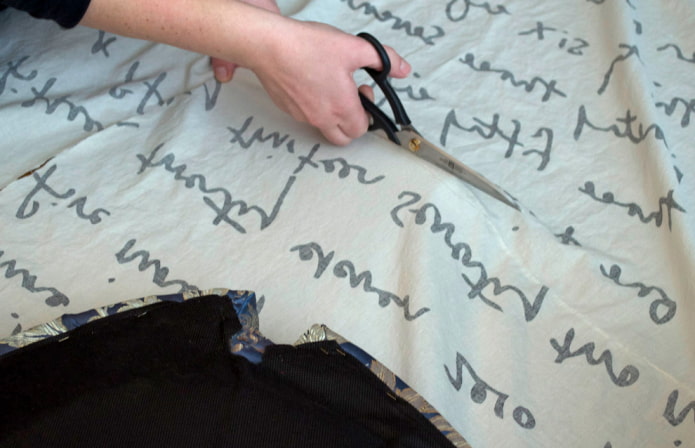 Découpe du tissu