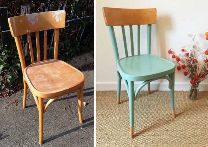 Peindre une chaise