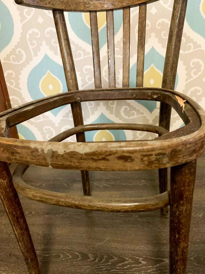 Chaise à refaire