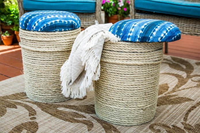 poufs de seaux