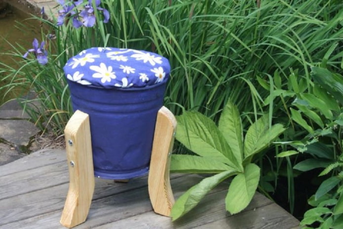 tabouret d'un seau