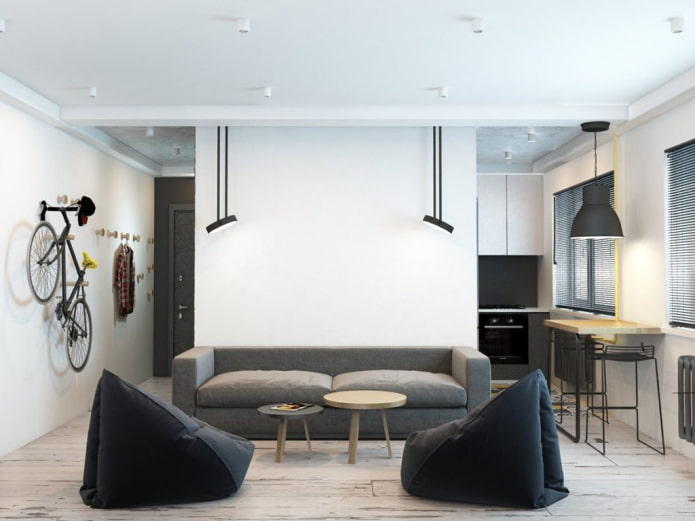 Réaménagement d'un appartement Khrouchtchevka de trois pièces