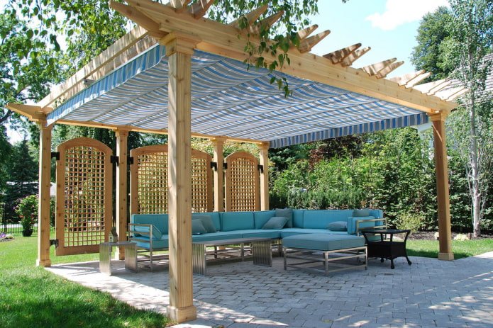 pergola en bois