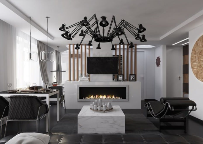 Intérieur de l'appartement 54 m².
