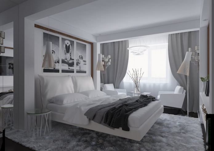 Chambre dans un appartement de 54 m².
