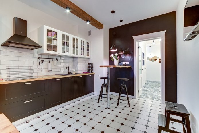 Carrelage de sol de cuisine