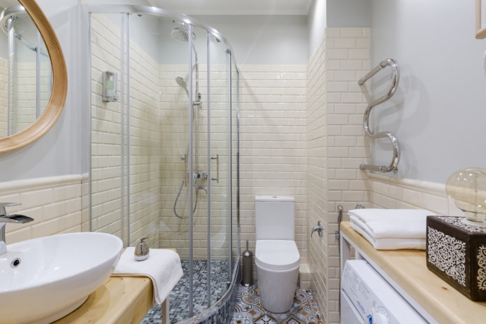 Salle de bain de style scandinave