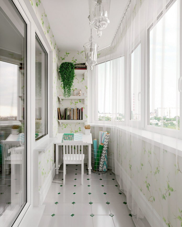 chambre sur le balcon