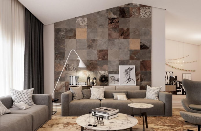 Mur recouvert de carrelage