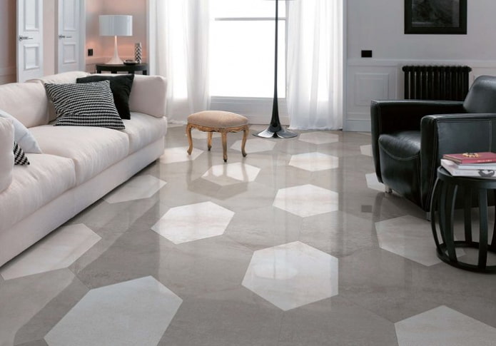 carrelage nid d'abeille