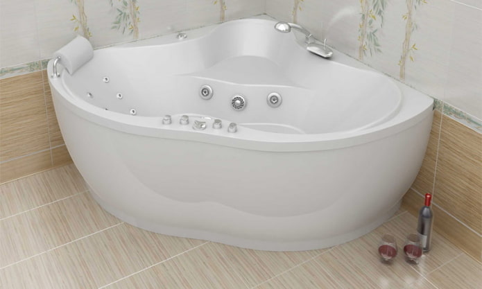 baignoire en acrylique