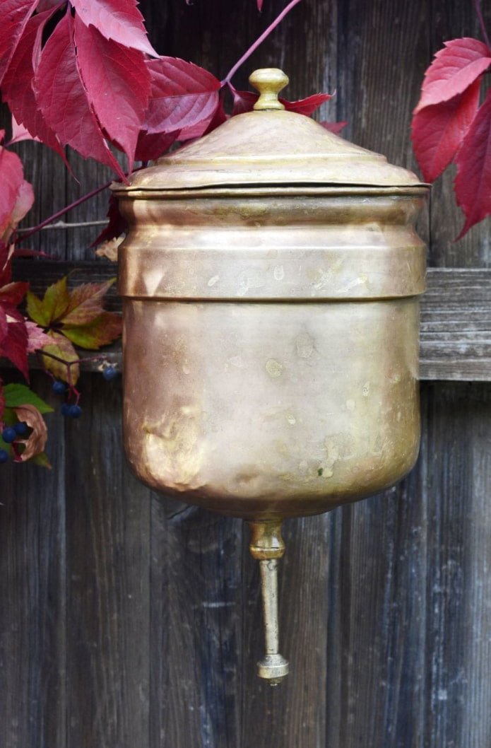 Lavabo en métal
