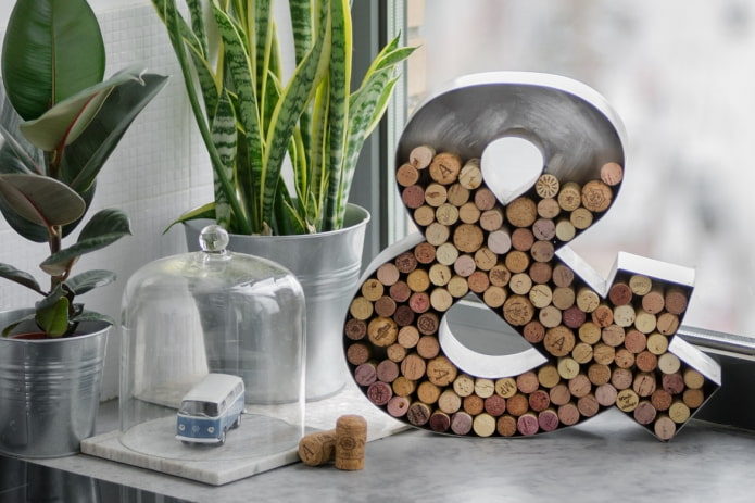 cork dog decor sign