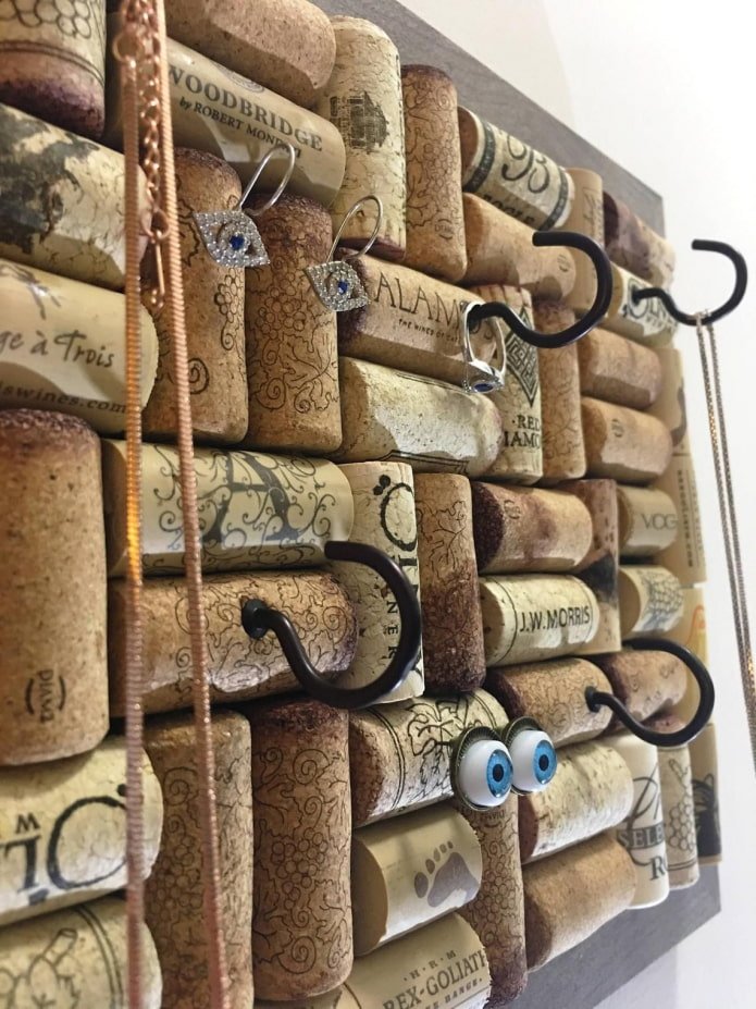 Organiseur de bijoux en liège