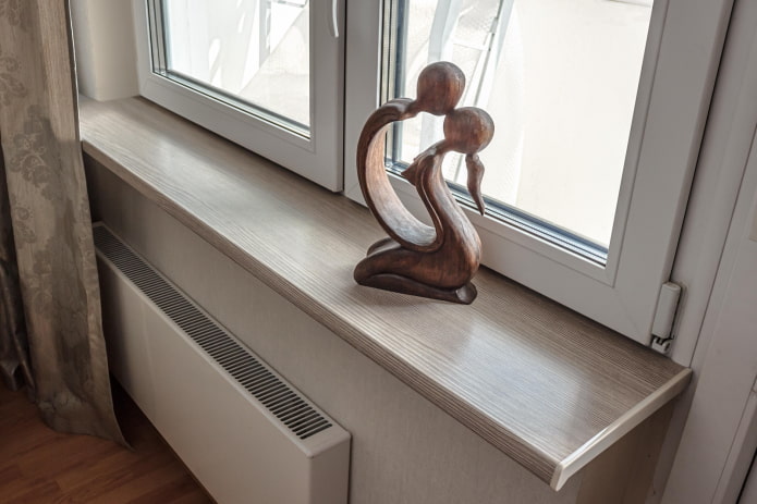 appui de fenêtre en bois