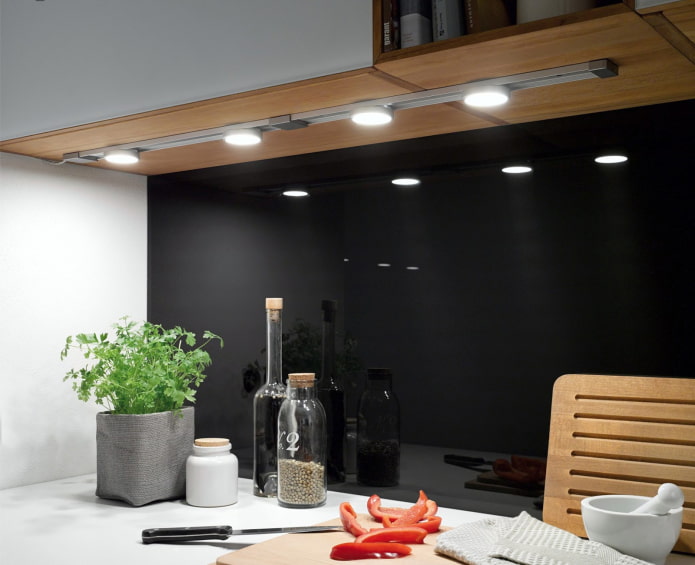 lampes pour meubles de cuisine