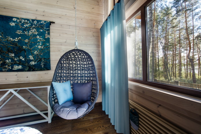 chaise suspendue pour la datcha