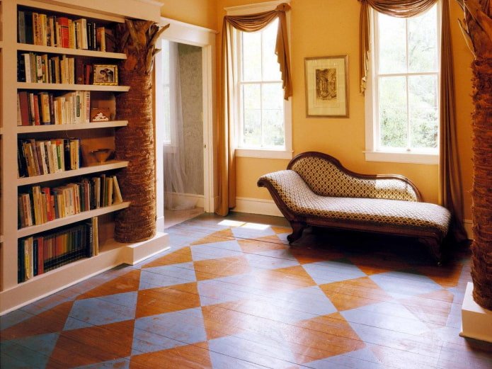 peindre un parquet dans un appartement