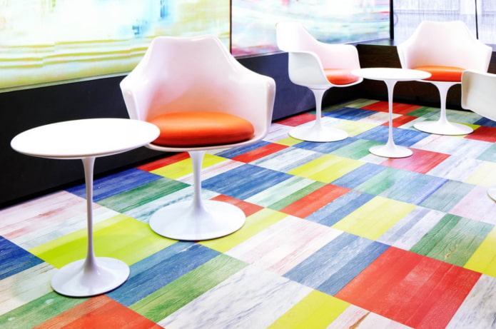 parquet en bois brillant