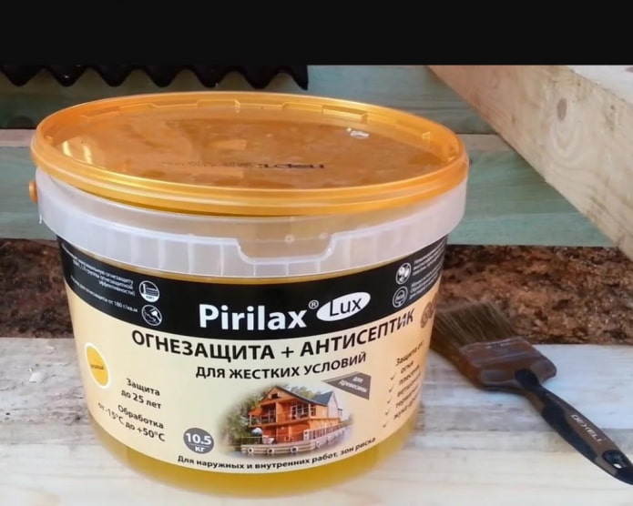 Antiseptique et ignifuge pour bois