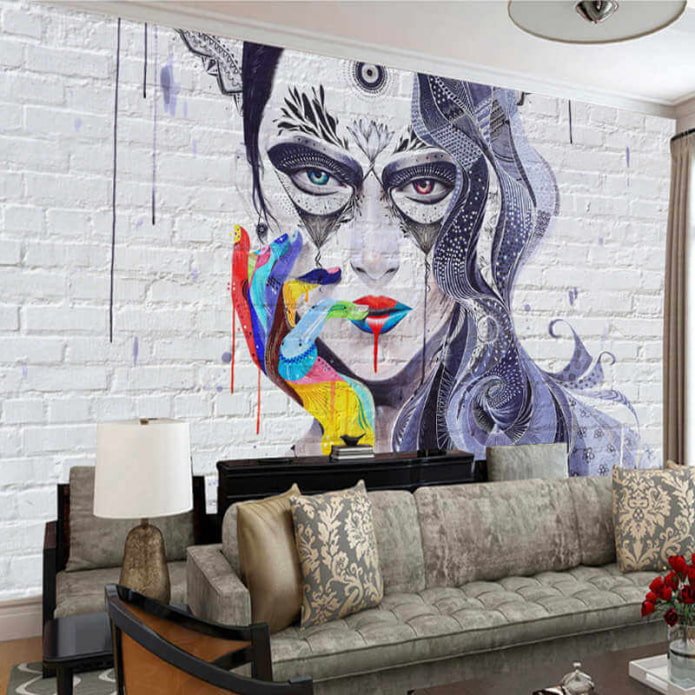 Peinture sur brique