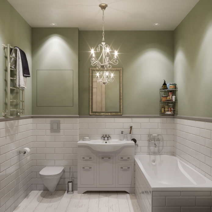 Salle de bain de style classique