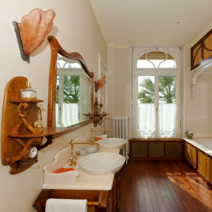 Salle de bain de style Art nouveau