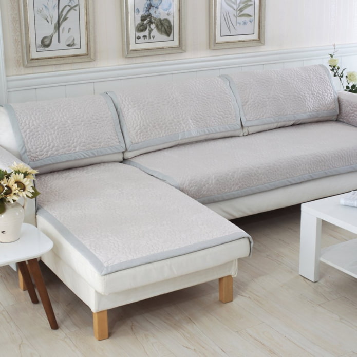 housse pour canapé d'angle en intérieur