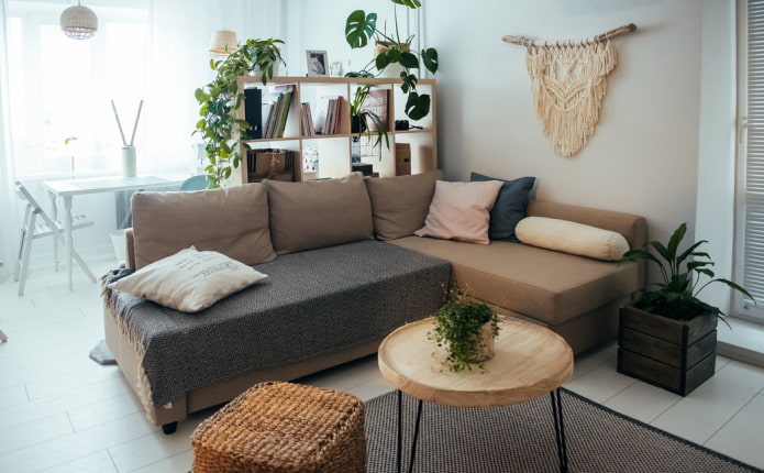 housse pour canapé d'angle en intérieur