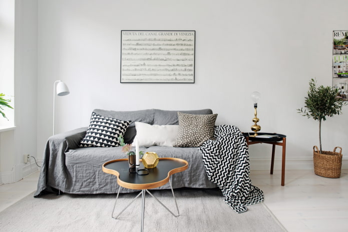 Housse de canapé style scandinave