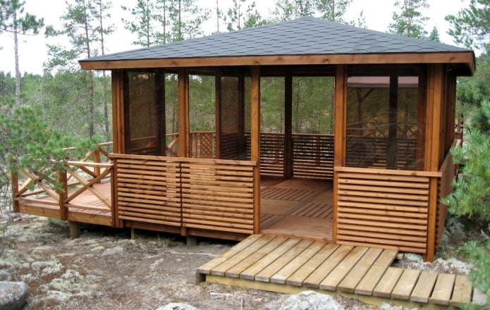 wooden floor