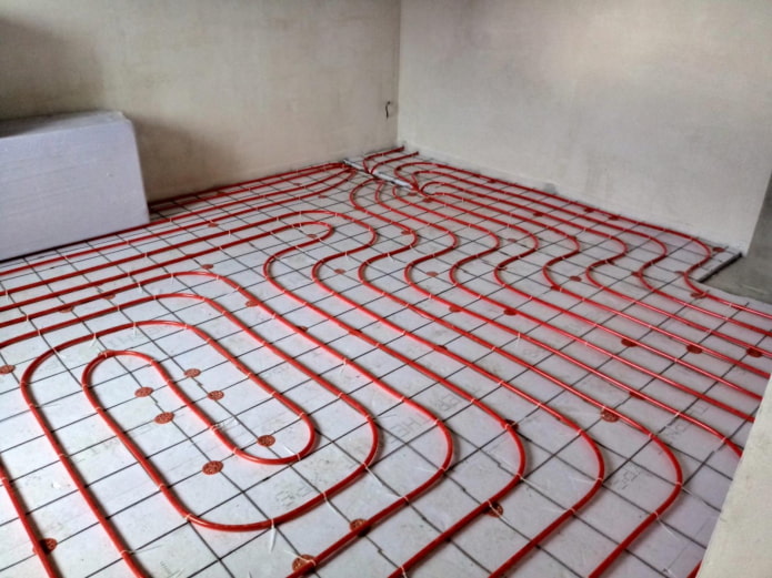 plancher chaud dans la chambre