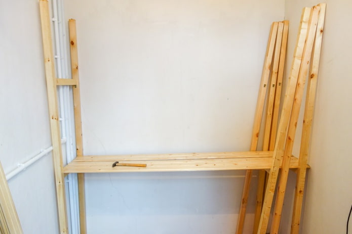 Installation de l'étagère