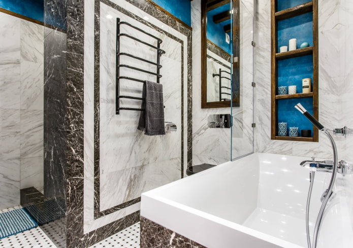 Salle de bain de style moderne