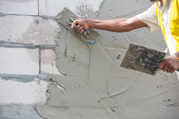 wall plastering
