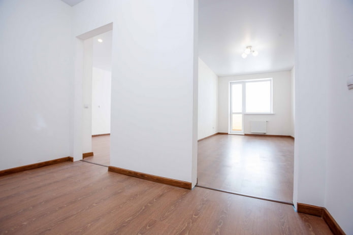 finition de l'appartement