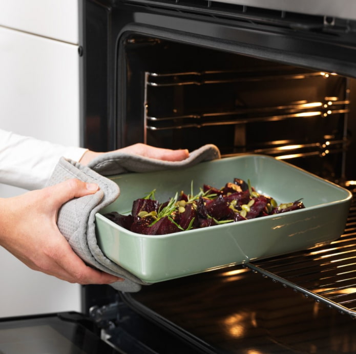 plat de cuisson pour légumes