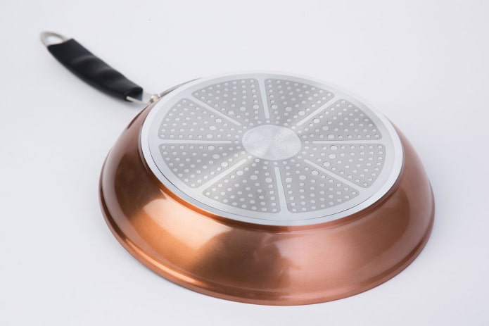 poêle à frire en aluminium pour plaque à induction