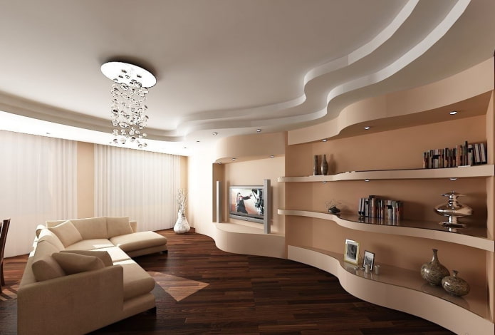 Plafond à plusieurs niveaux