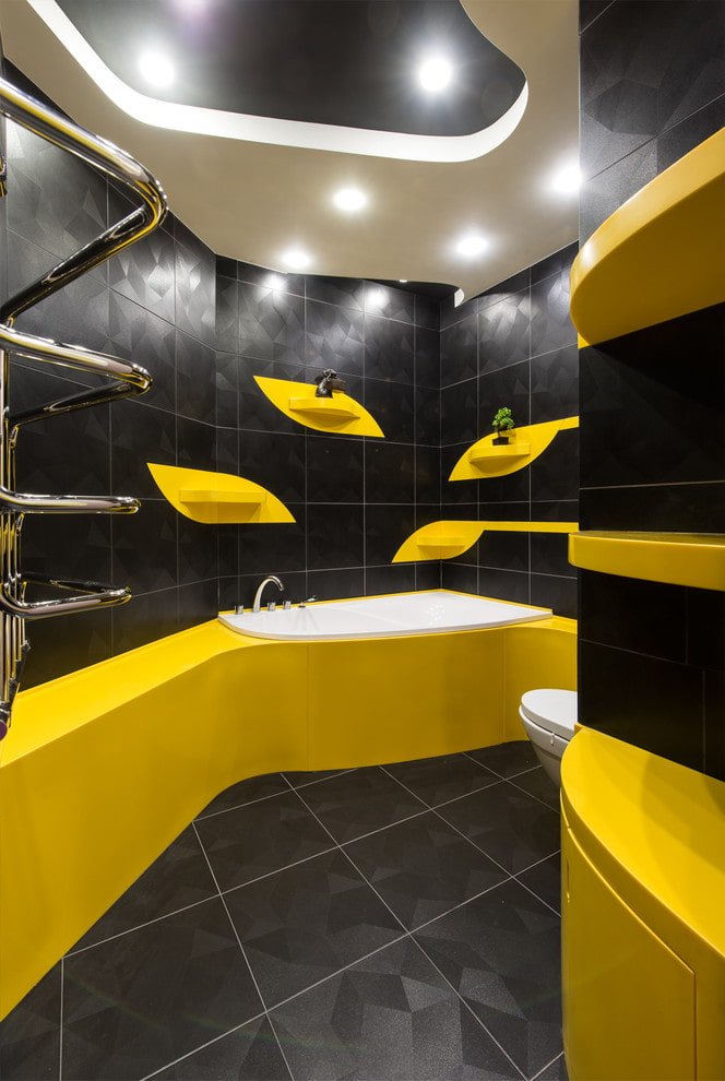 Constructions en plaques de plâtre dans la salle de bain