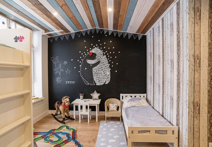 Panneaux de plafond de style scandinave