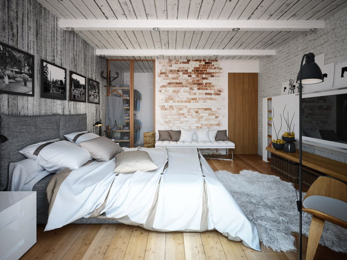 Panneaux de plafond de style loft