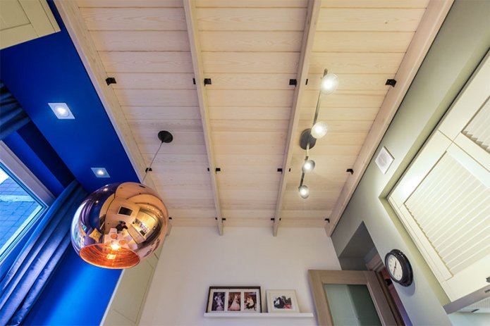 Plafond en bardeaux