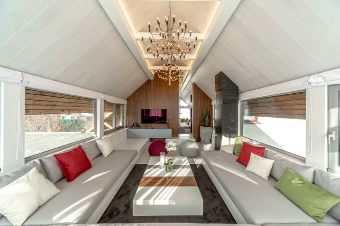 Plafond en bois