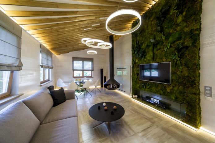 plafond dans le grenier