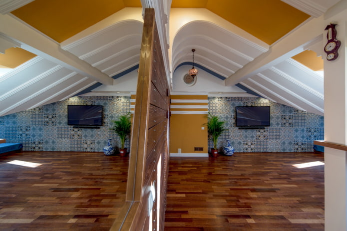 Plafond bouclé