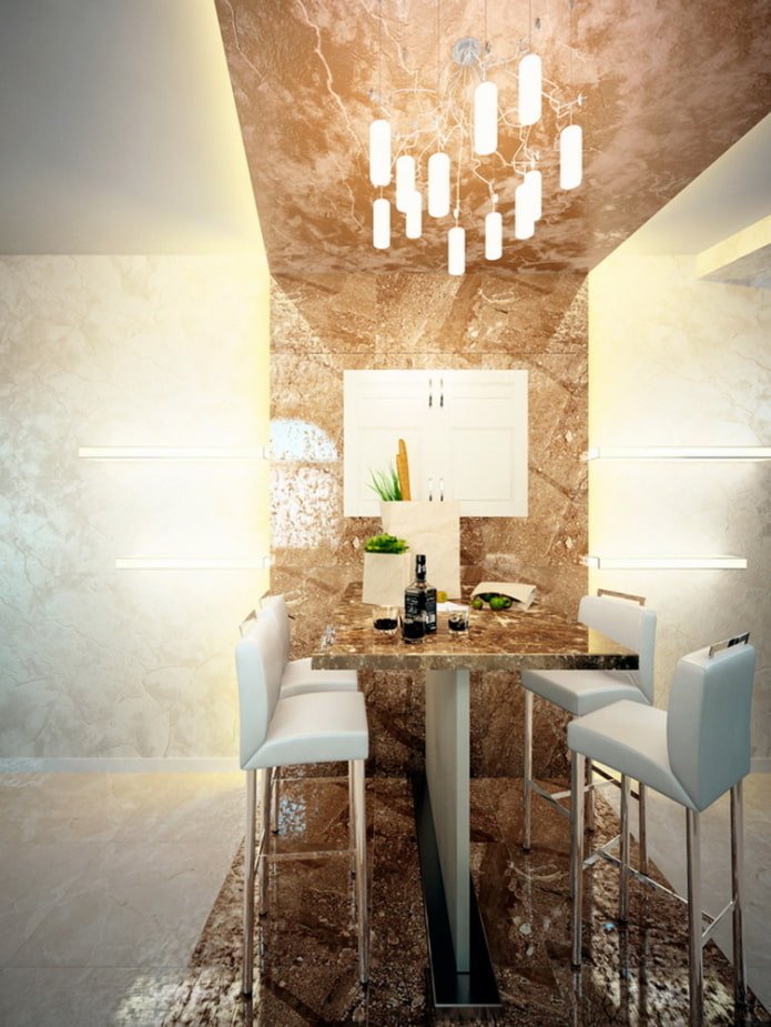 plâtre décoratif pour plafond de cuisine