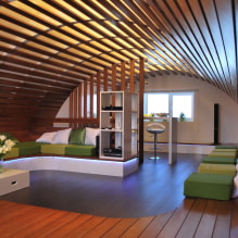 Finition du plafond d'une maison en bois-4