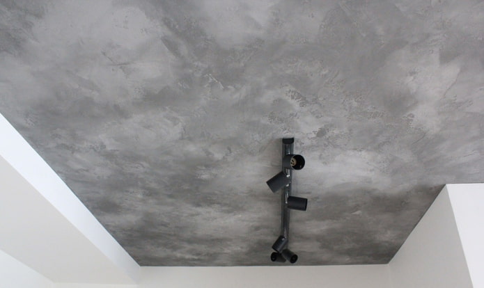 Plafond sous béton